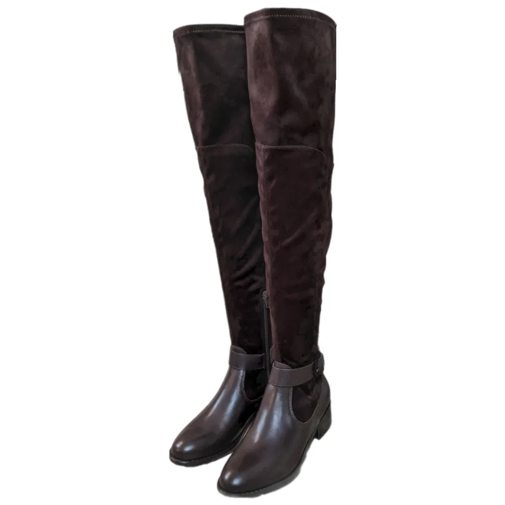 Nine West Over the Knee Brown Boots Size 5.5